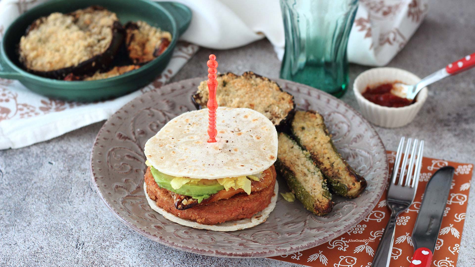Piada burger vegan